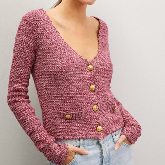 Tweed Knit Cardigan - Picture 2 of 5